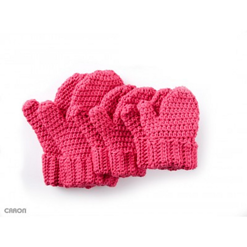 Ravelry Hands Full Crochet Mittens pattern by Yarnspirations Design Studio