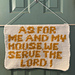 As For Me and My House pattern