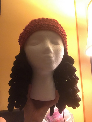 Raspberry Beret Wig photo 4