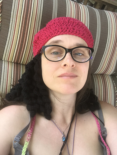 Raspberry Beret Wig photo 6