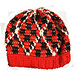 Fair Isle Plaid 3 Colors D Hat pattern