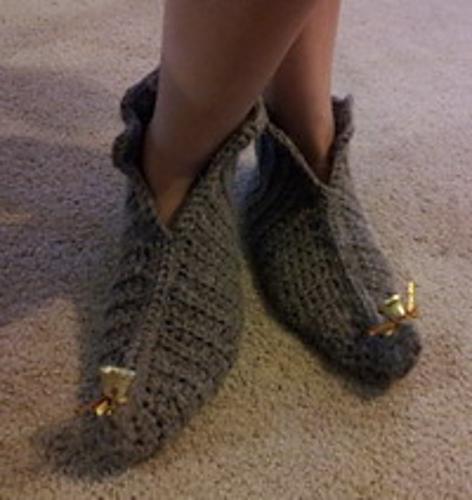 Elf Slippers in Brown photo 3
