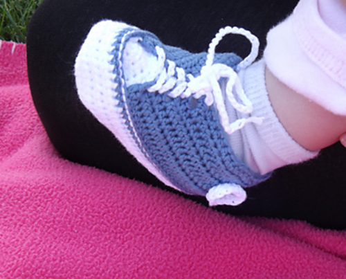 CHAUSSONS BASQUETTES AU CROCHET photo 1