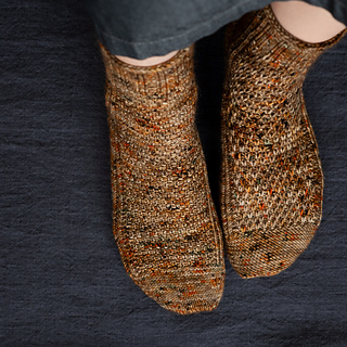 Left sock: Right Side, Right sock: Wrong Side