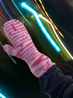 Ravelry: Fur Ball Mittens pattern by Signe Banke