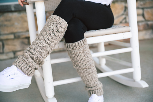 Slouchy-Strikkede Leggvarmere - Sigoni Schaap