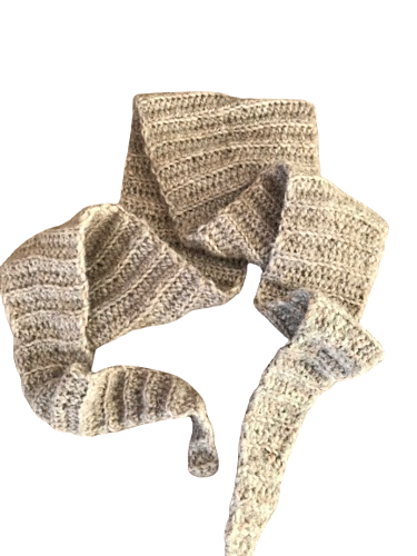 Heklet smalt skjerf - Sigrid Wangsfjord Moe