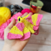 Rosy Maple Moth (Dryocampa Rubicunda) pattern
