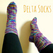 Delta Socks pattern 