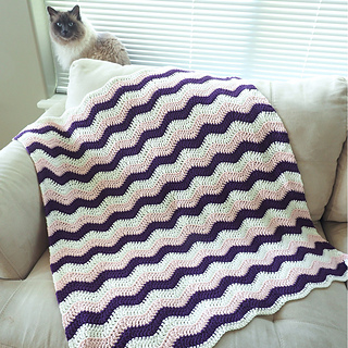 Ravelry Little Ripple Baby Blanket Pattern By Simply