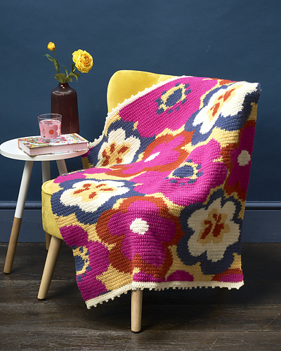 Bright Floral Blanket