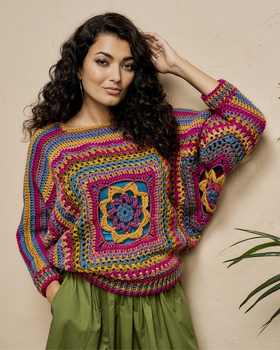 Indian Summer Batwing Jumper