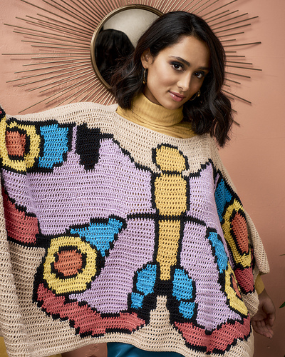 Butterfly poncho