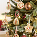 Gingerbread tree decorations pattern