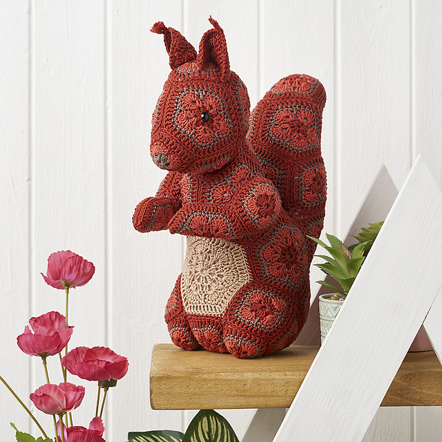 Ravelry: African Flower Squirrel pattern by selina page