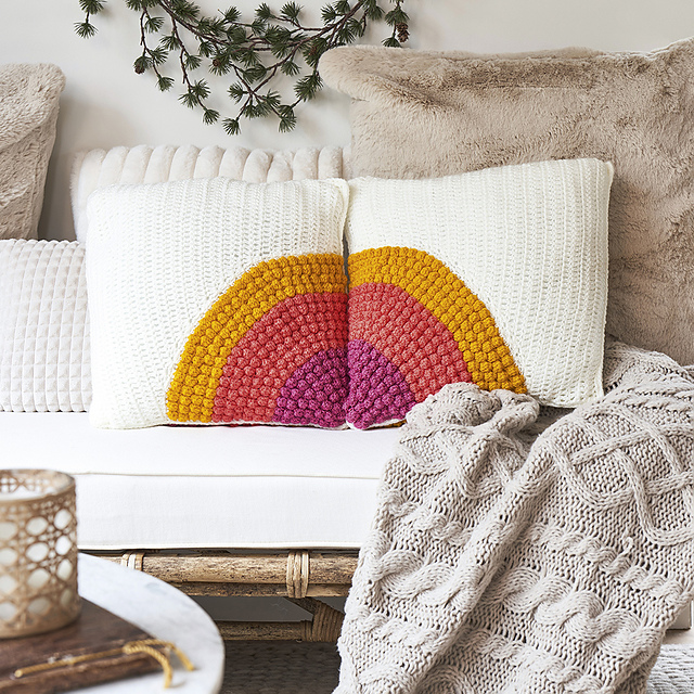 Ravelry Sunrise Cushions pattern by Jess D