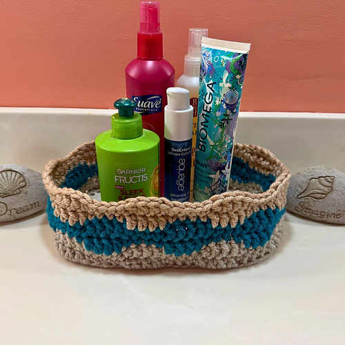 Coastal Waves Basket