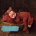 The Little Todd Fox Bonnet & Tail pattern 