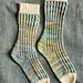 Rainline Socks pattern 