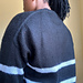 Drop Shoulder Stripped Sweater pattern 