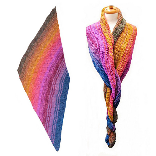 bias shawl