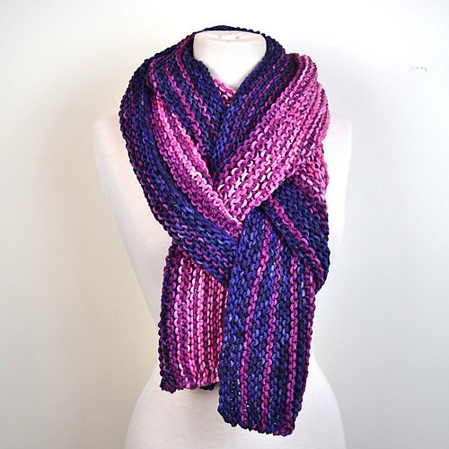 Ravelry Monica Scarf or Cowl pattern by SKEINO LLC