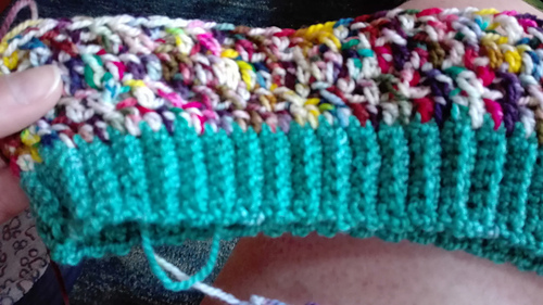 Slightly crazed speckles, courtesy of Cape Carnival colourway.