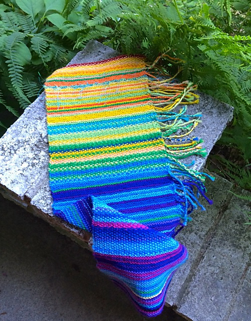 Ravelry SleepyEyes' My Year in Temperature Scarf