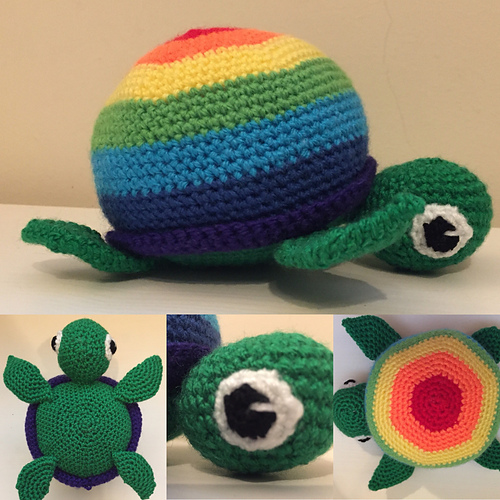 Large Rainbow Turtle - Caroline Smart