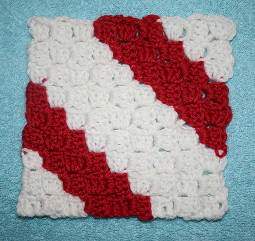 Ravelry: Diagonal Box Stitch Square 6x6 pattern by Donna Mason-Svara