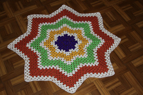 Ravelry: Granny Round Ripple 8 Points pattern by Donna Mason-Svara
