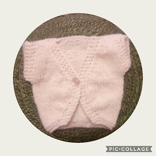 Ravelry Angelita Baby Bolero Jacket pattern by marianna mel