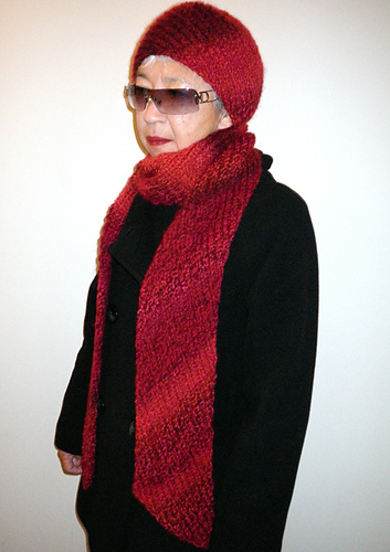 Diagonal Scarf and Hat photo 1