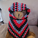 Toddler Granny Hooded Scarf pattern 