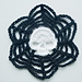 Spider Web Skull Granny Square pattern 