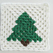 Christmas Tree Basic Granny Square pattern 