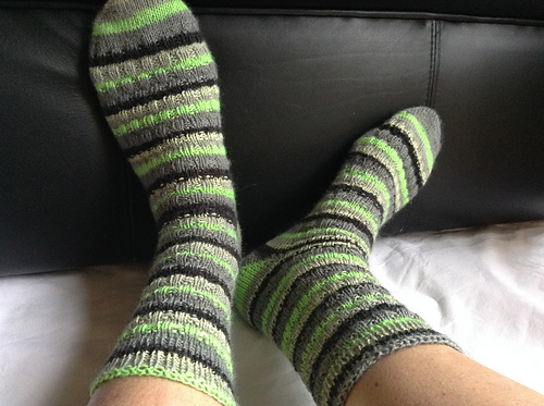 Ravelry: MineCraft Socks pattern by Heather Cox