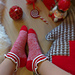 Christmas Candy Socks pattern 