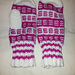 Stripy Square Mittens pattern 