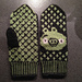 Angry birds: Green Pig -mittens pattern 