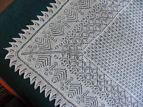 Butterflies Shetland Shawl photo 4