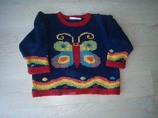 Sophi's butterfly sweater