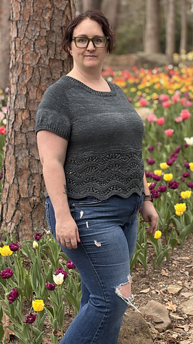 size 50" worn with 4" ease