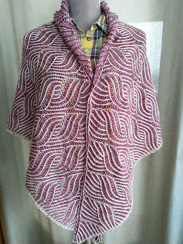 Fjellbekk Sjal | Mountain Creek Shawl - Spinnemamma A-H Nygård