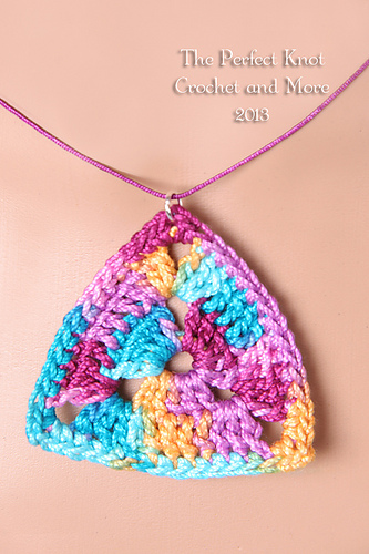 Perfect Symmetry Triangle Pendant photo 2