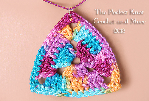 Perfect Symmetry Triangle Pendant photo 3