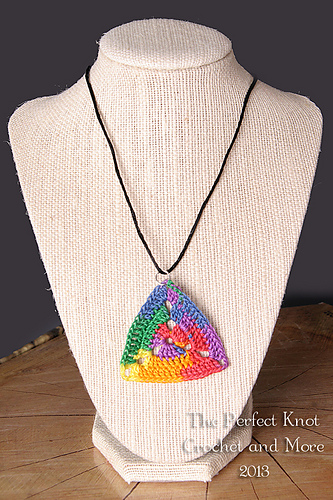 Perfect Symmetry Triangle Pendant photo 4