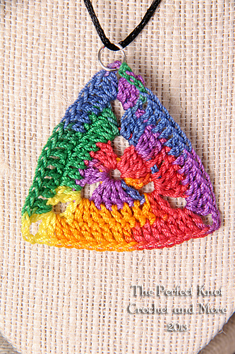Perfect Symmetry Triangle Pendant photo 5