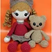 Cinnamon and Her Teddy Bear pattern 