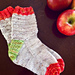 Bobbing for Apples Socks pattern 